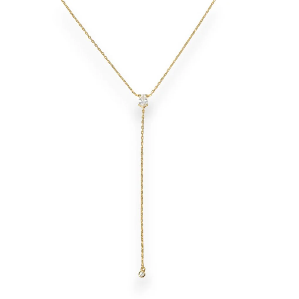 CZ Baguette Tennis Necklace — Shimmer by Cindy®
